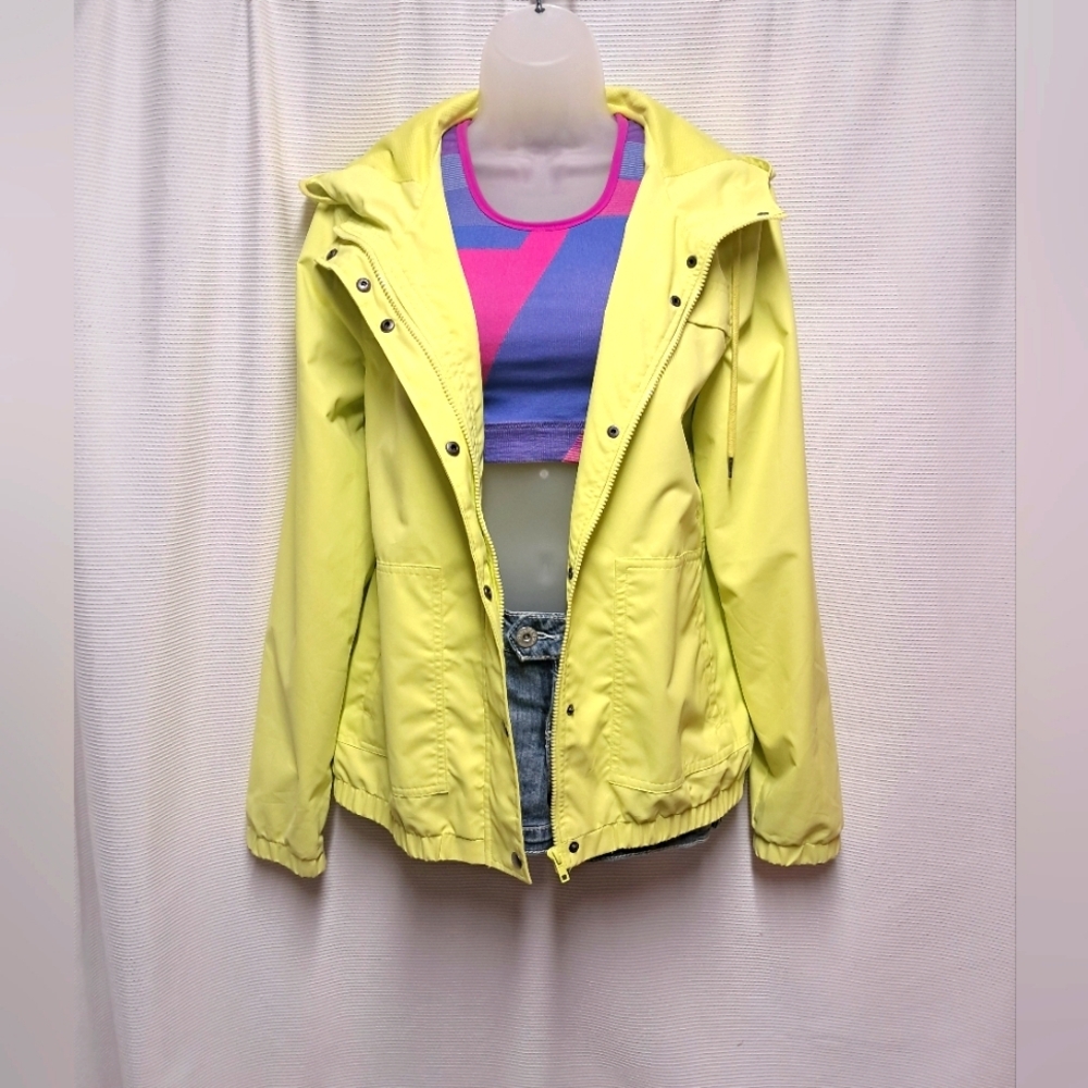 Women's Volcom Enemy Stone Rain/Wind Breaker Jacket Size M